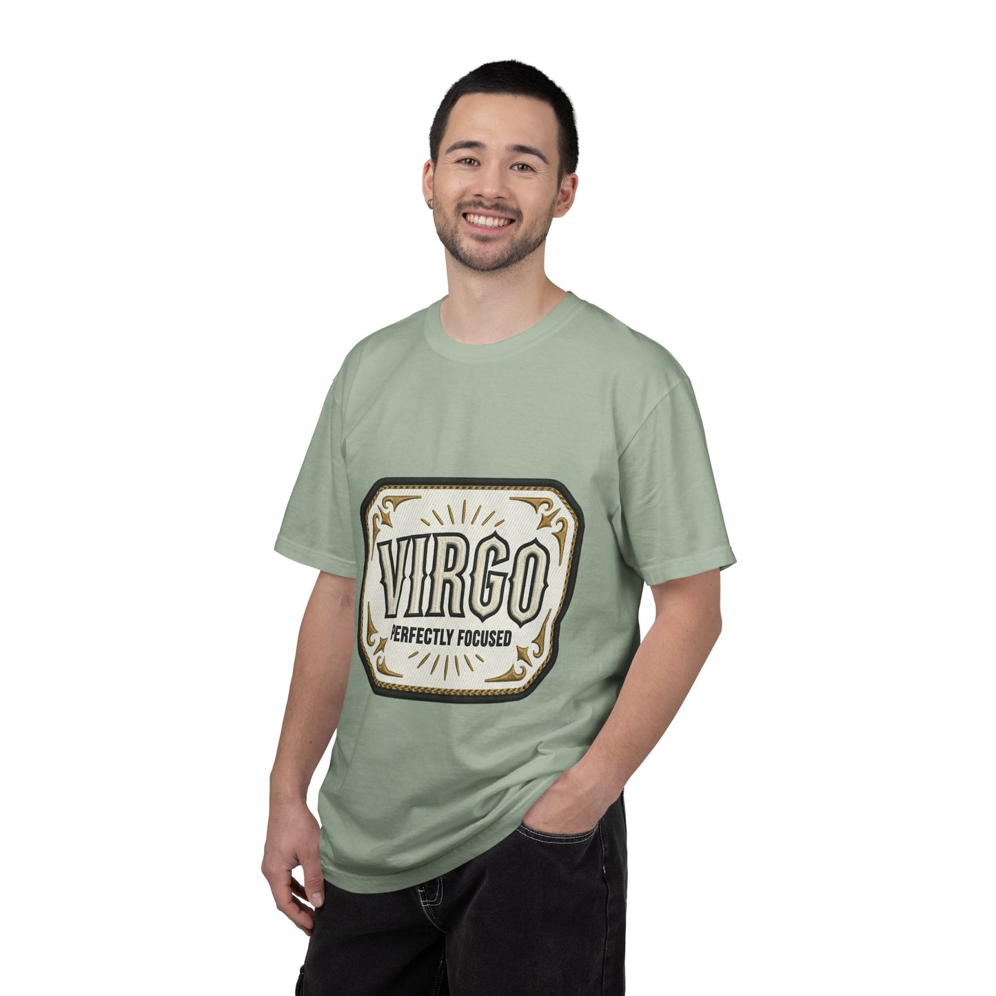 Virgo "Perfectly Focused" Zodiac T-Shirt — Vintage Astrology Tee