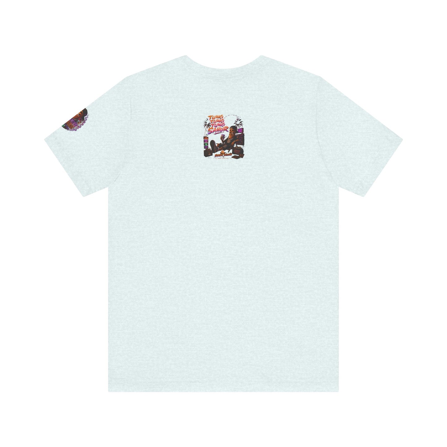 Tung Tung Tung Sahur Laid-Back Nightlife Graphic Tee — "Things Take Time" Urban Cartoon Design