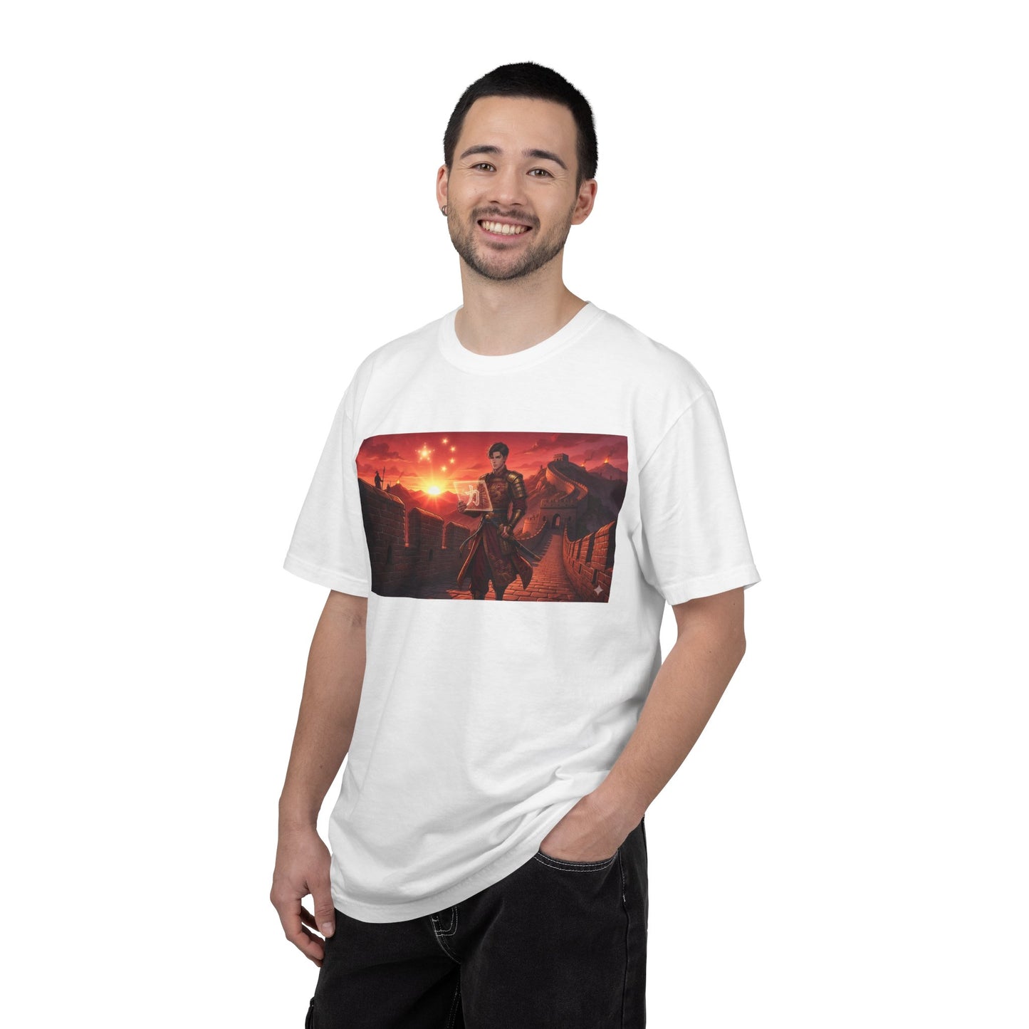 Scout Regiment Sunset T-Shirt — Anime Military Wall Scene