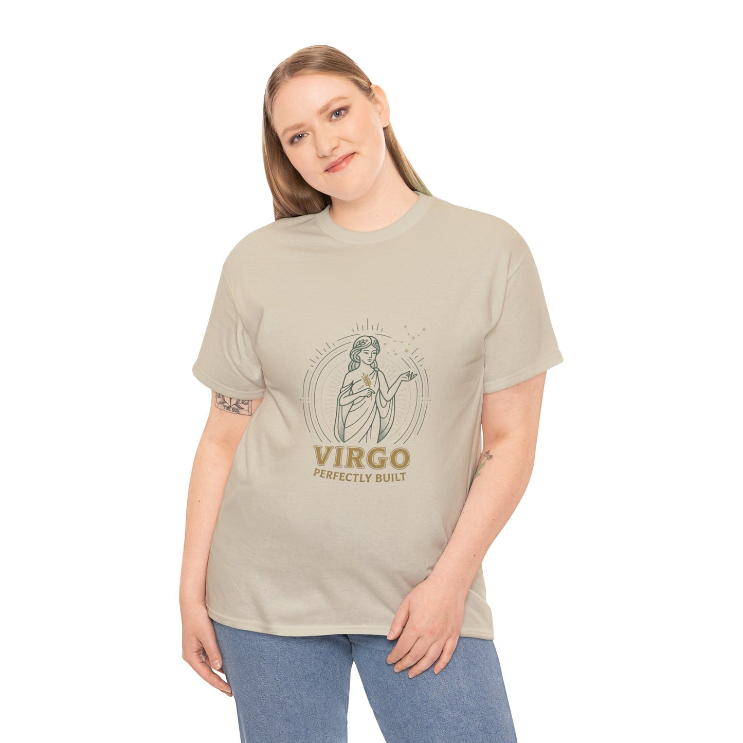 Virgo 'Perfectly Built' Zodiac T-Shirt — Astrology Graphic Tee