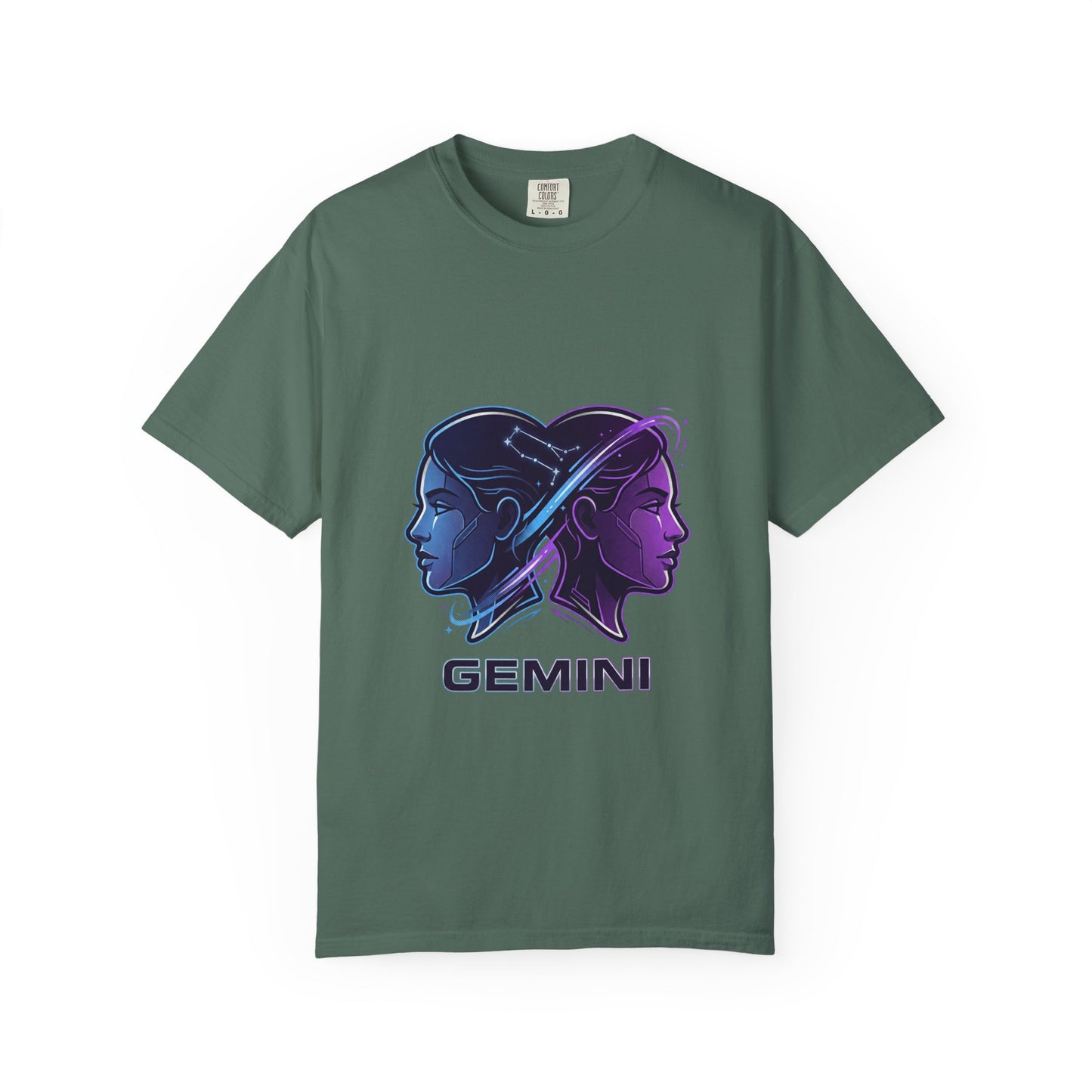 Gemini Zodiac T‑Shirt — Dual Faces Astrology Tee