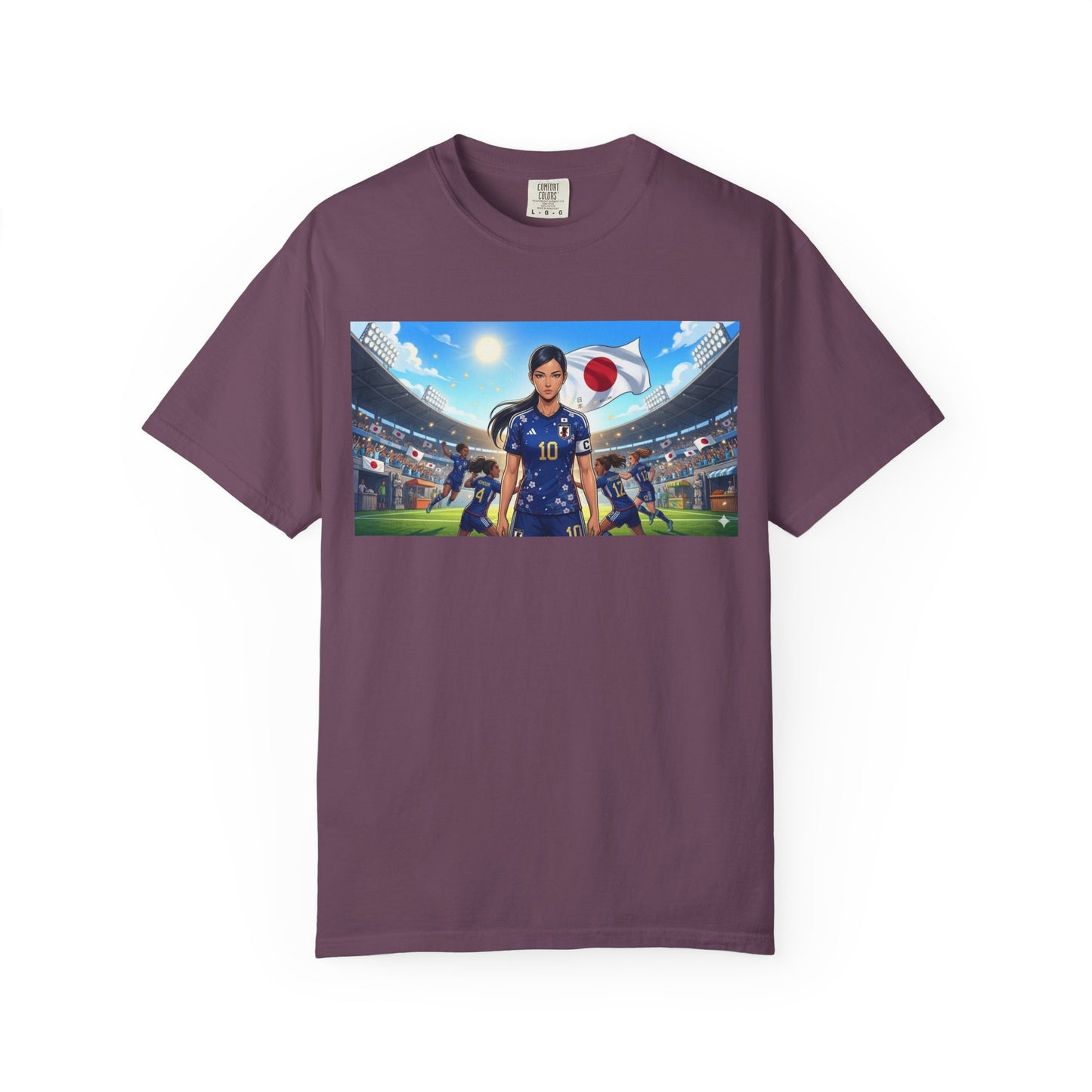 Soccer Player Japan T-Shirt — Japan Flag Soccer Fan Tee