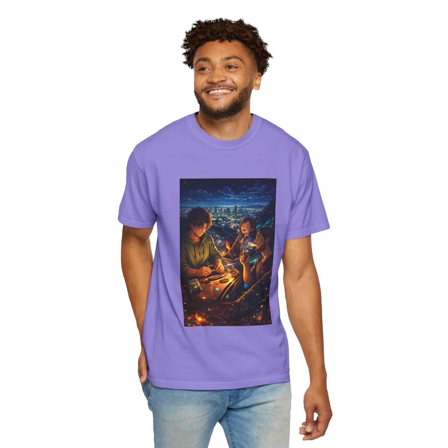 ROAD TRIP SMOKE SESSION-Unisex Garment-Dyed T-shirt