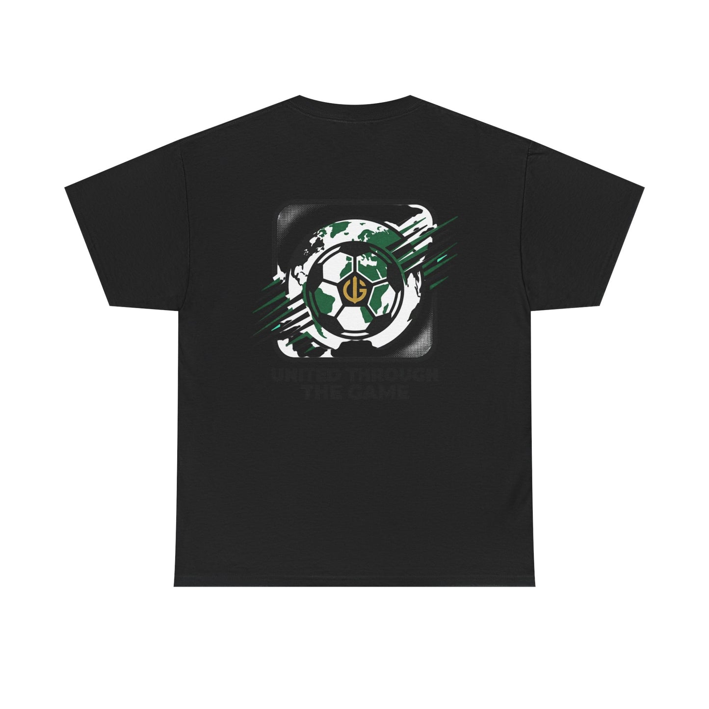Soccer T-Shirt — "United Through the Game" Graphic Tee