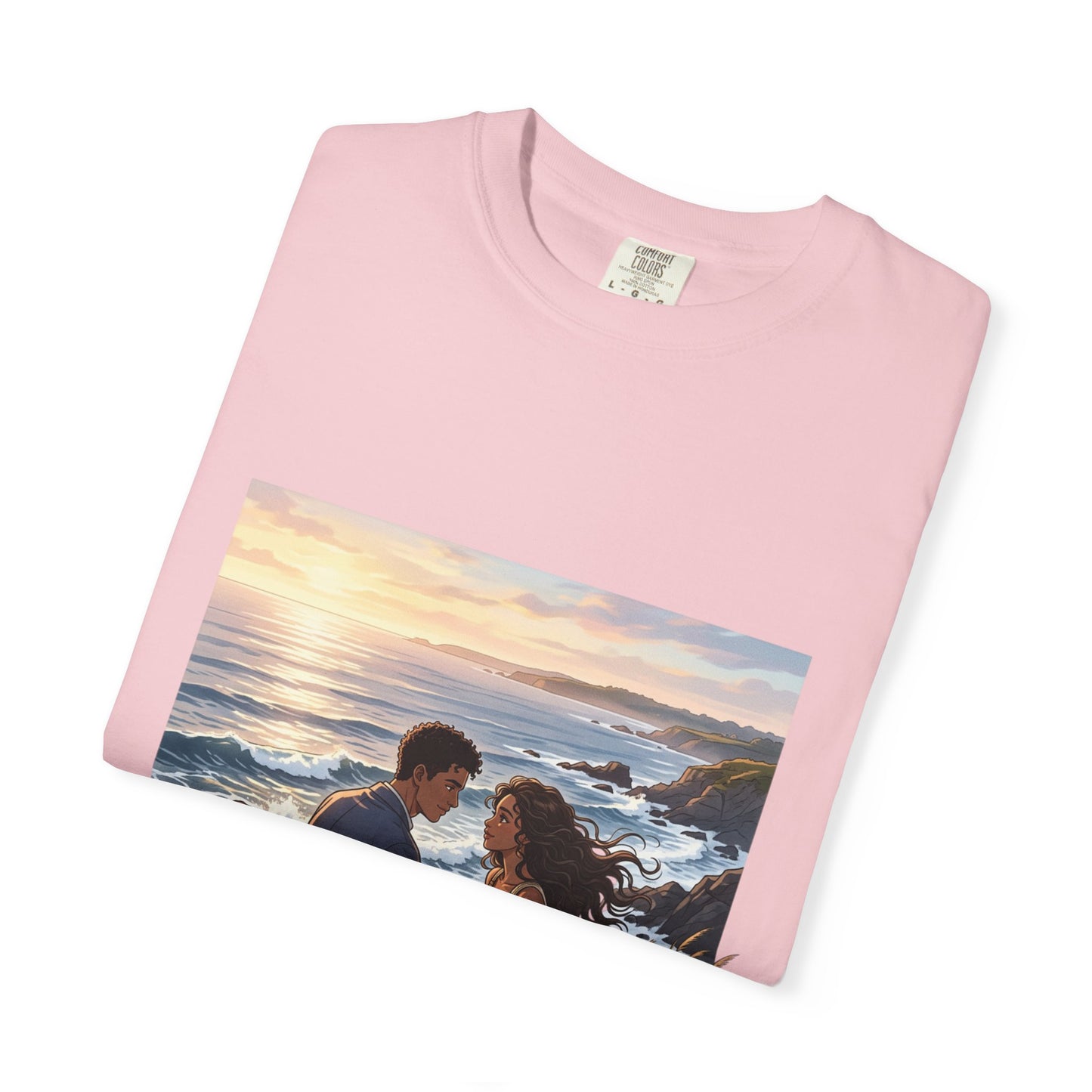 Romantic Sunset Beach Couple T-Shirt