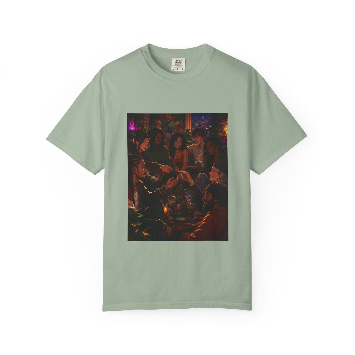 OUR MEMORIES - Vintage Night Party Scene T-Shirt