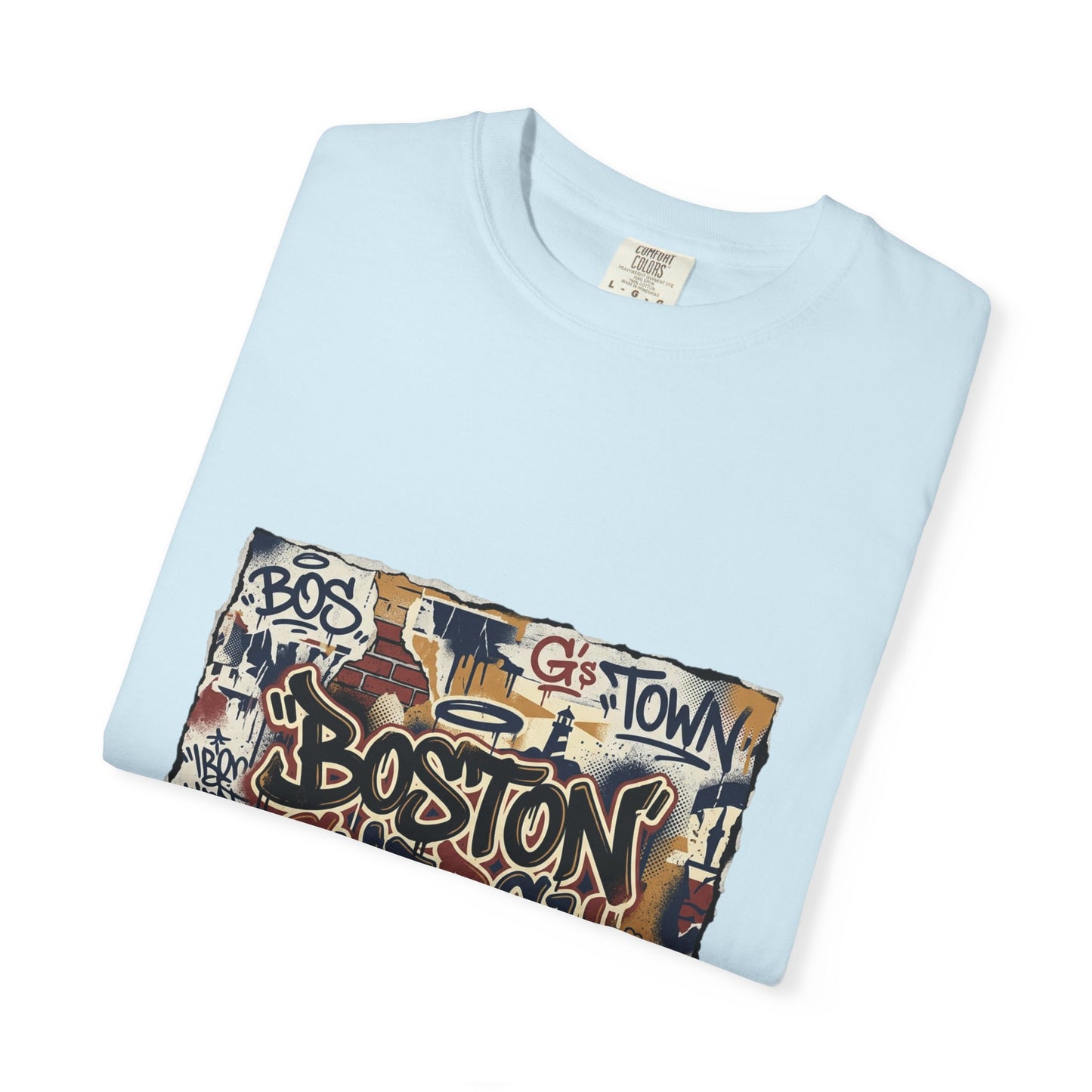 Boston Graffiti Tee — Urban Street Art T‑Shirt