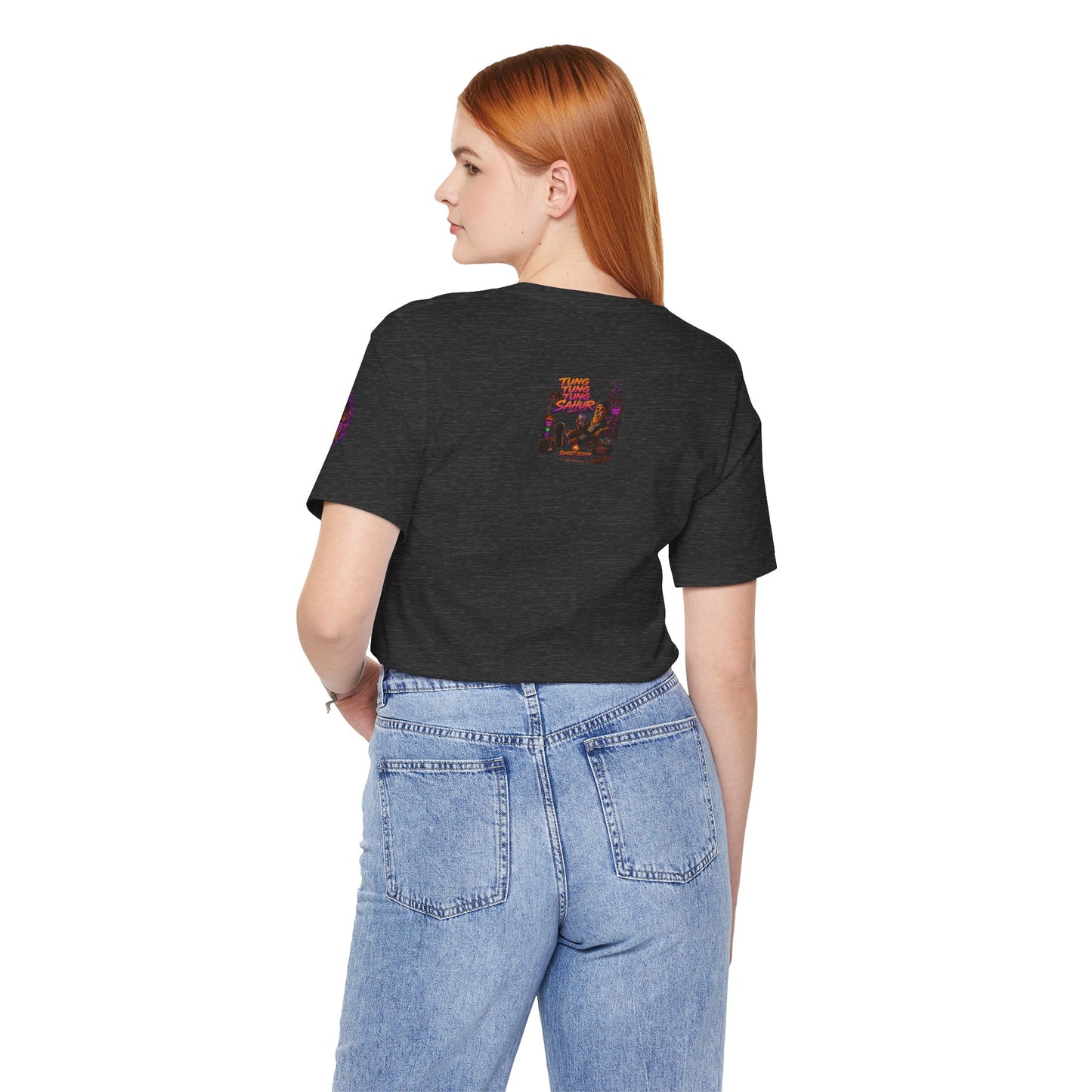 Tung Tung Tung Sahur Laid-Back Nightlife Graphic Tee — "Things Take Time" Urban Cartoon Design