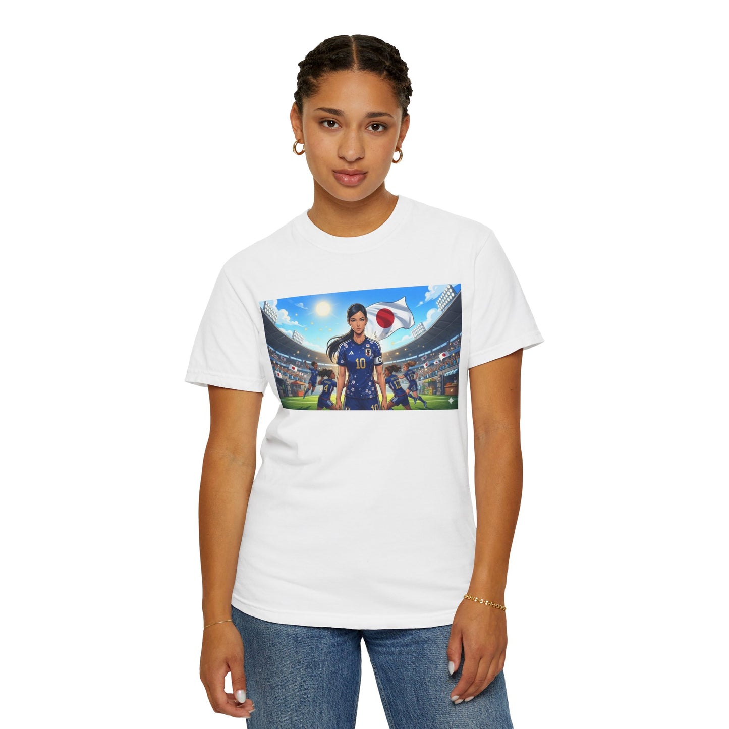 Soccer Player Japan T-Shirt — Japan Flag Soccer Fan Tee