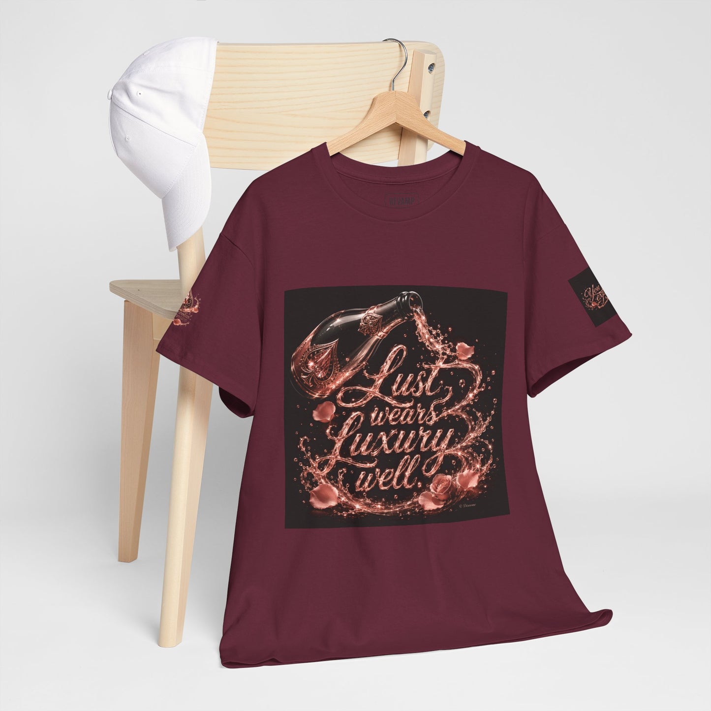 Lust Treats Luxury Well T-Shirt – Vintage Script Graphic Tee