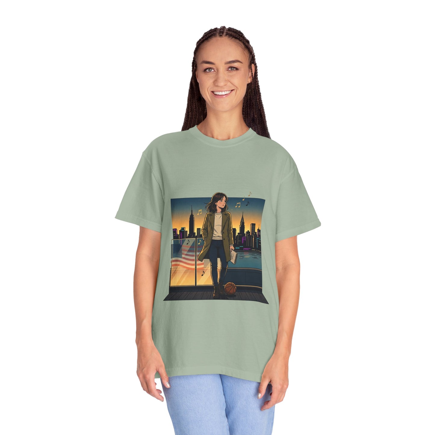 GLOBAL ENERGY: HER CITY, HER STORY— City Sunset Graphic T-Shirt