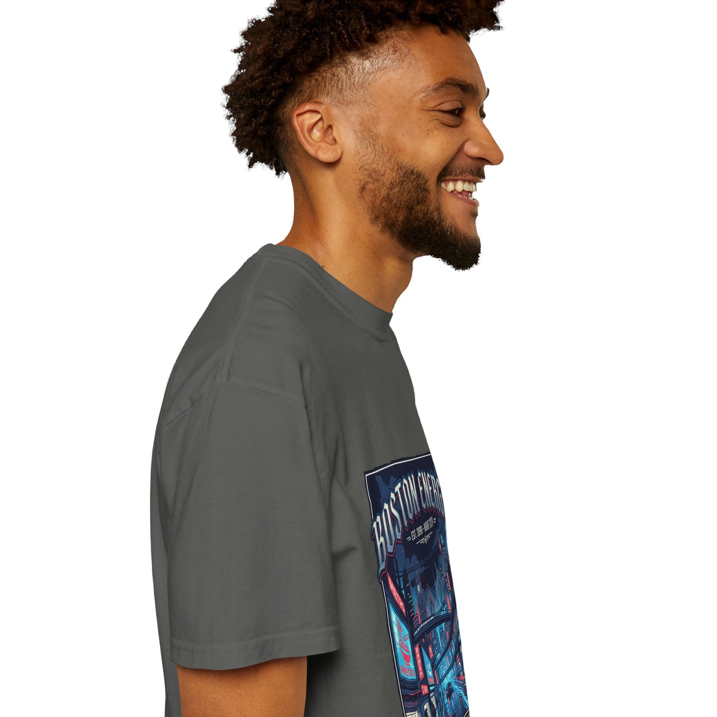 Boston Energy Graphic T-Shirt — Neon City Streetwear