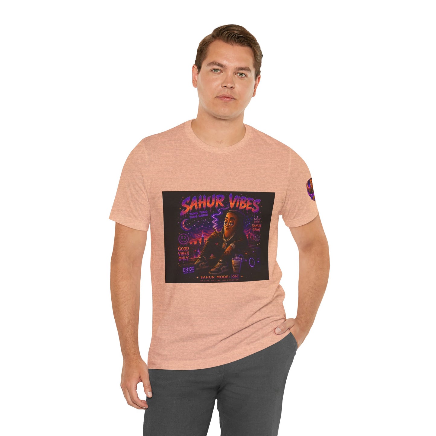 Tung Tung Tung Sahur SOLO Night Smoke DOLO Tee — Urban Chill Cartoon Design