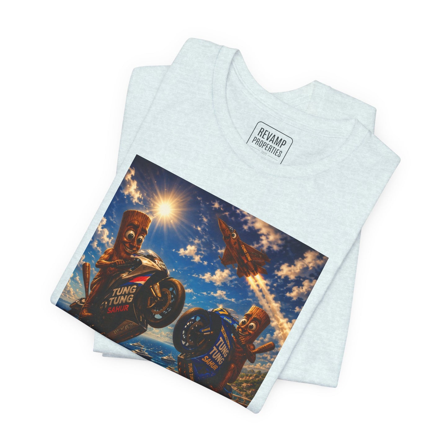 Motorcycle Stunt Tee — Sahara Riders Graphic T-Shirt