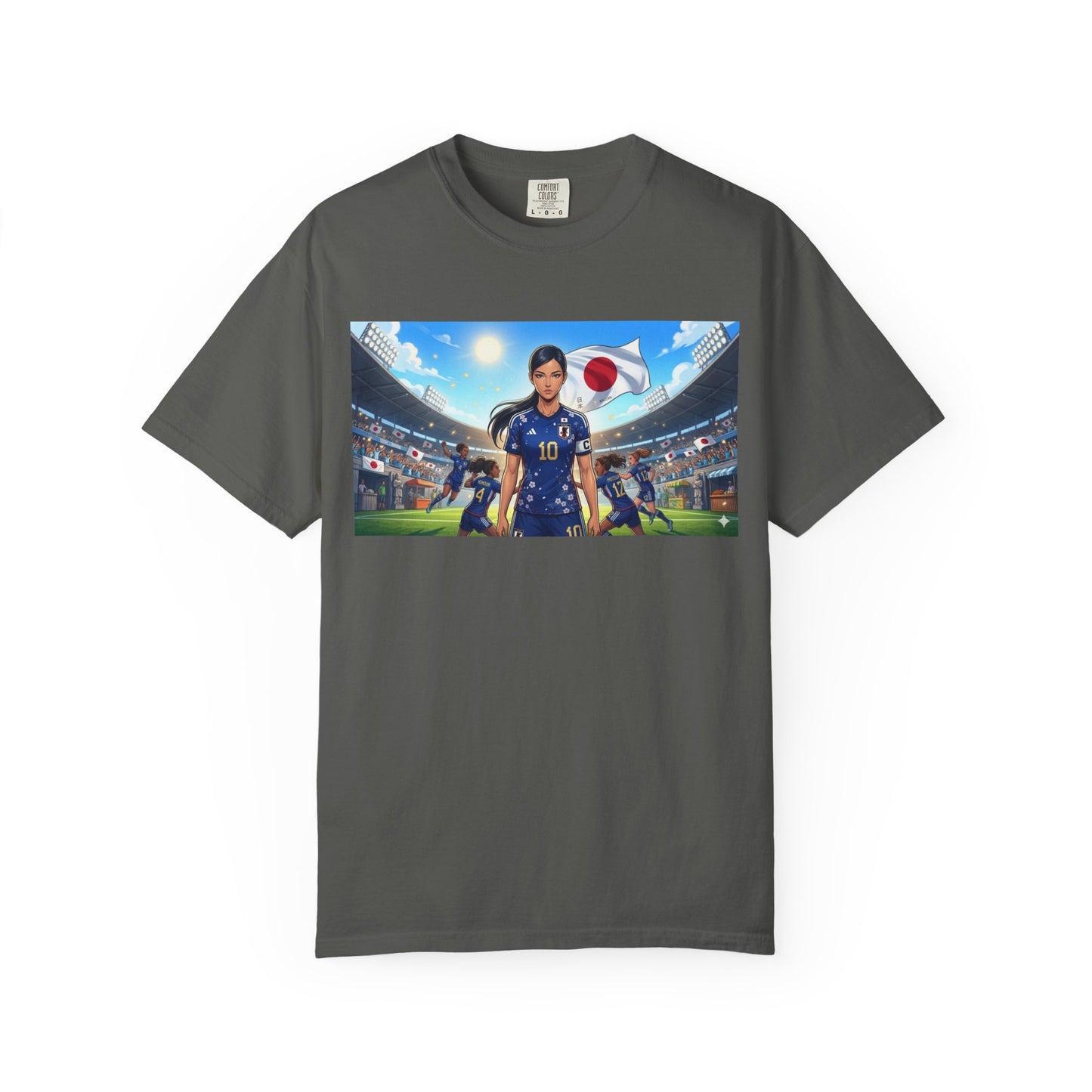 Soccer Player Japan T-Shirt — Japan Flag Soccer Fan Tee
