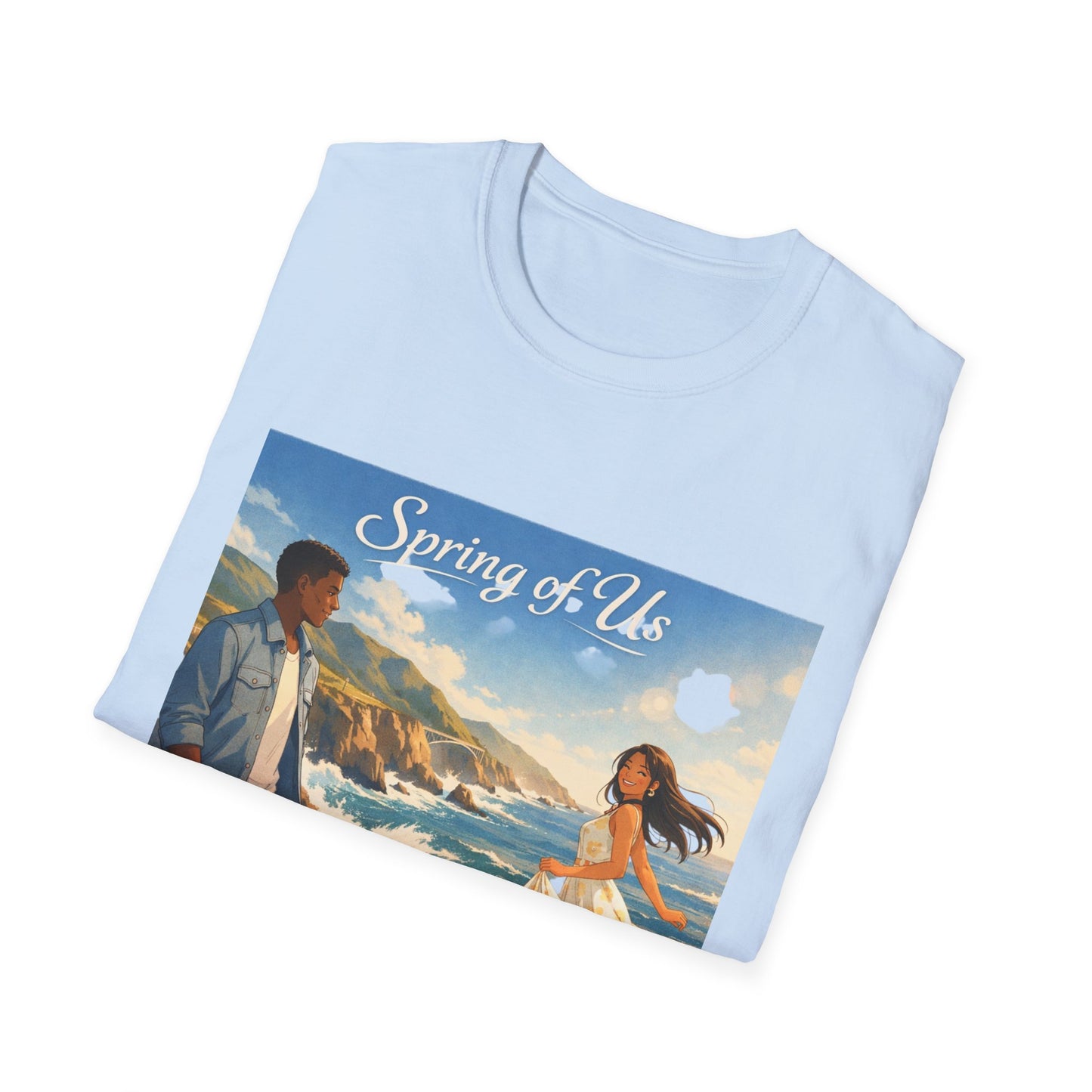 Spring of Us T-Shirt — Romantic Coastal Illustration Tee