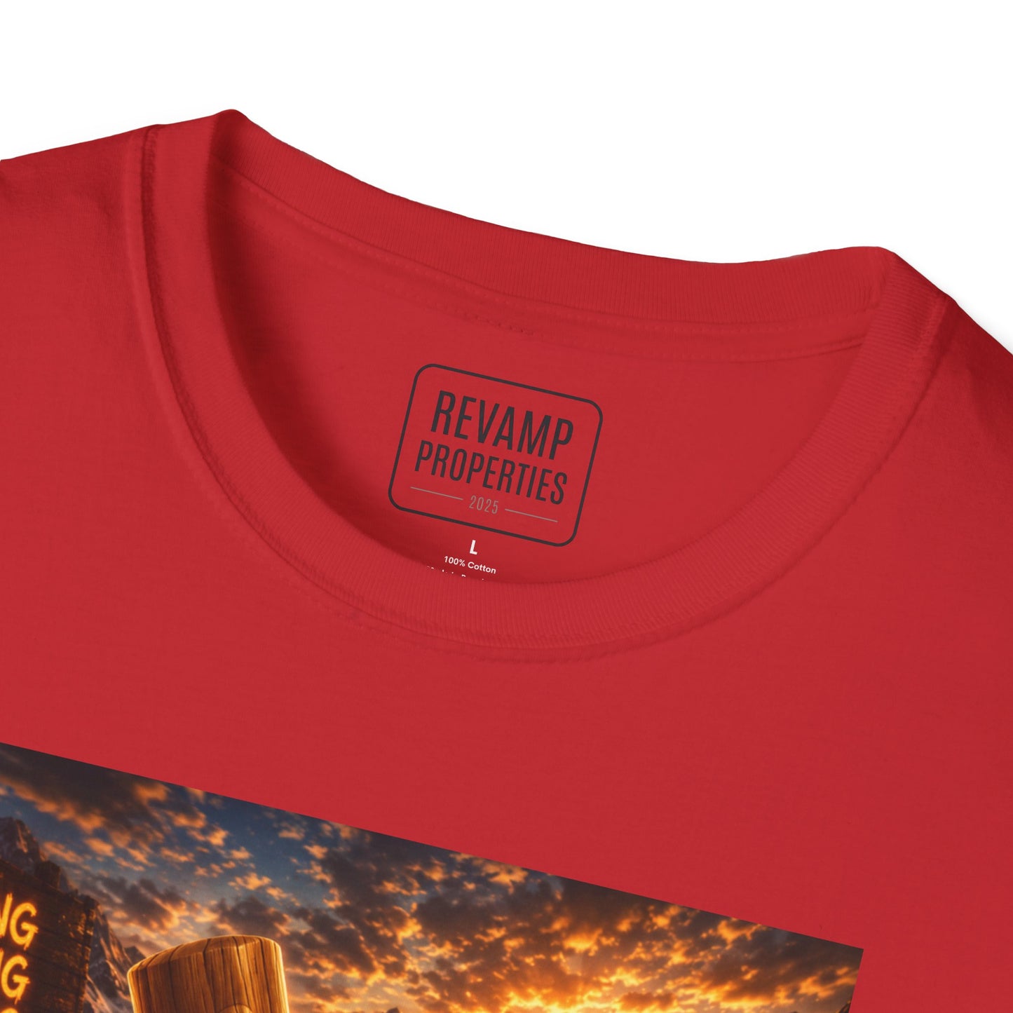 Tung Tung Tung Sahur 2 Wheels On Steel & Fire T-Shirt — "Time To Turn The Tide" Tee