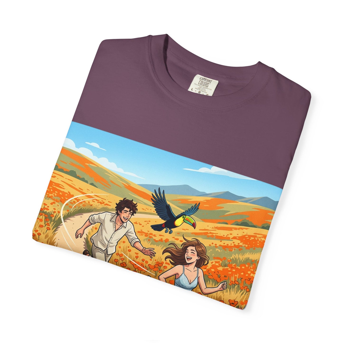 Spring of Us T-Shirt — Romantic Field Illustration Tee