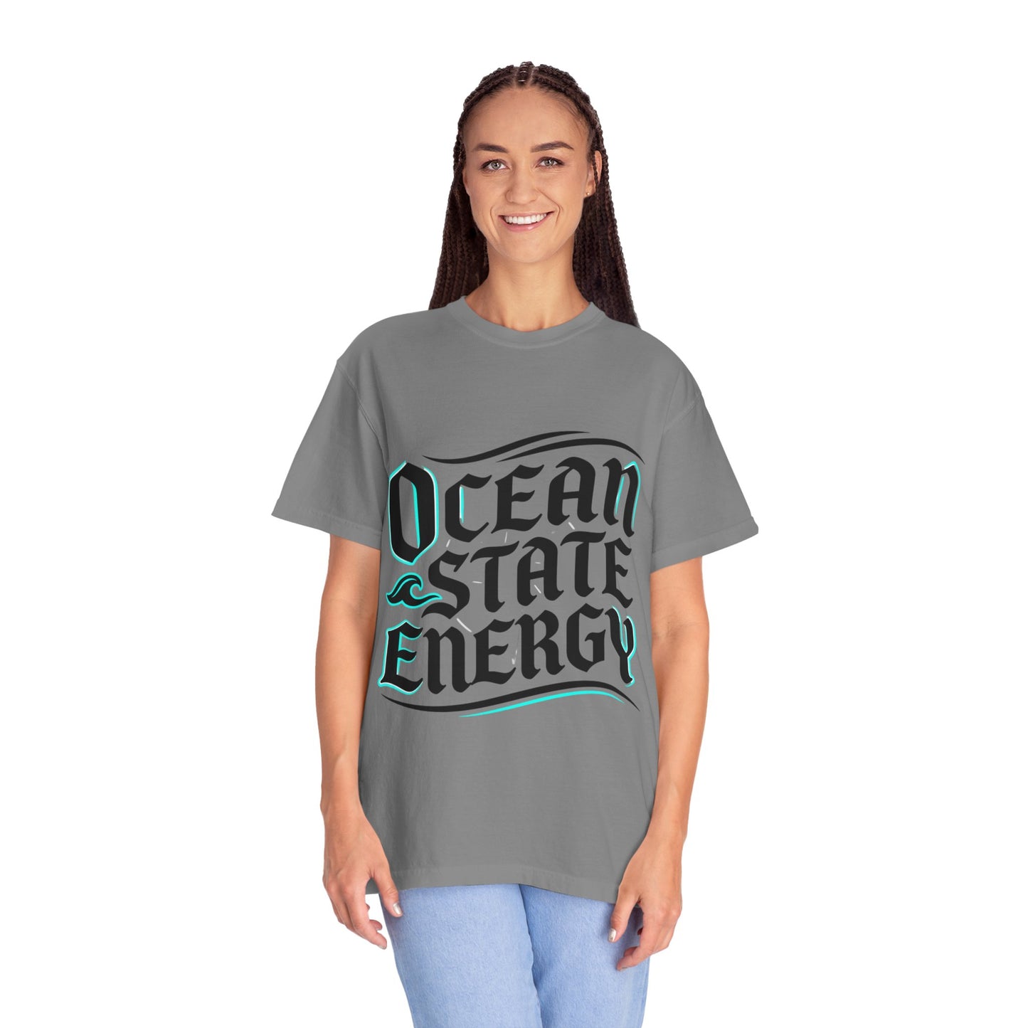 Ocean State Energy T-Shirt — Nautical Script Graphic Tee