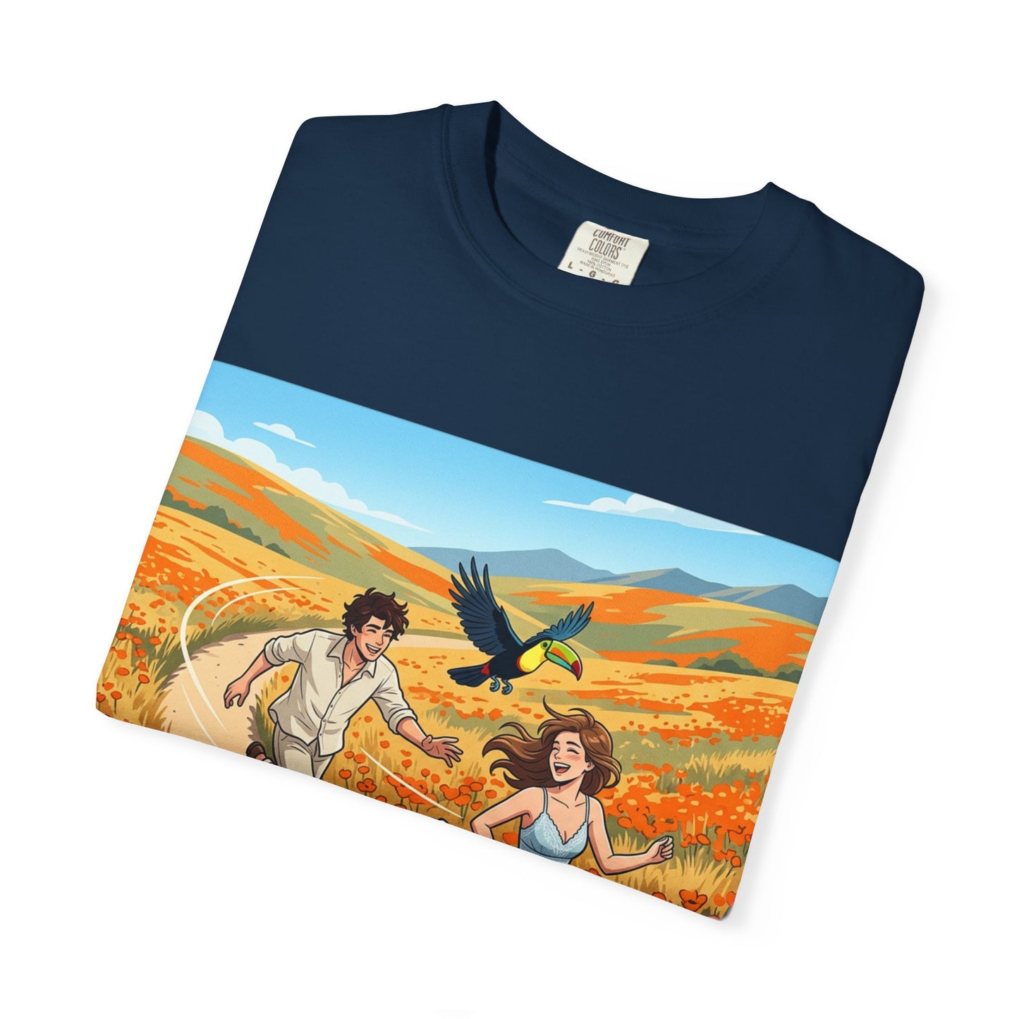 Spring of Us T-Shirt — Romantic Field Illustration Tee