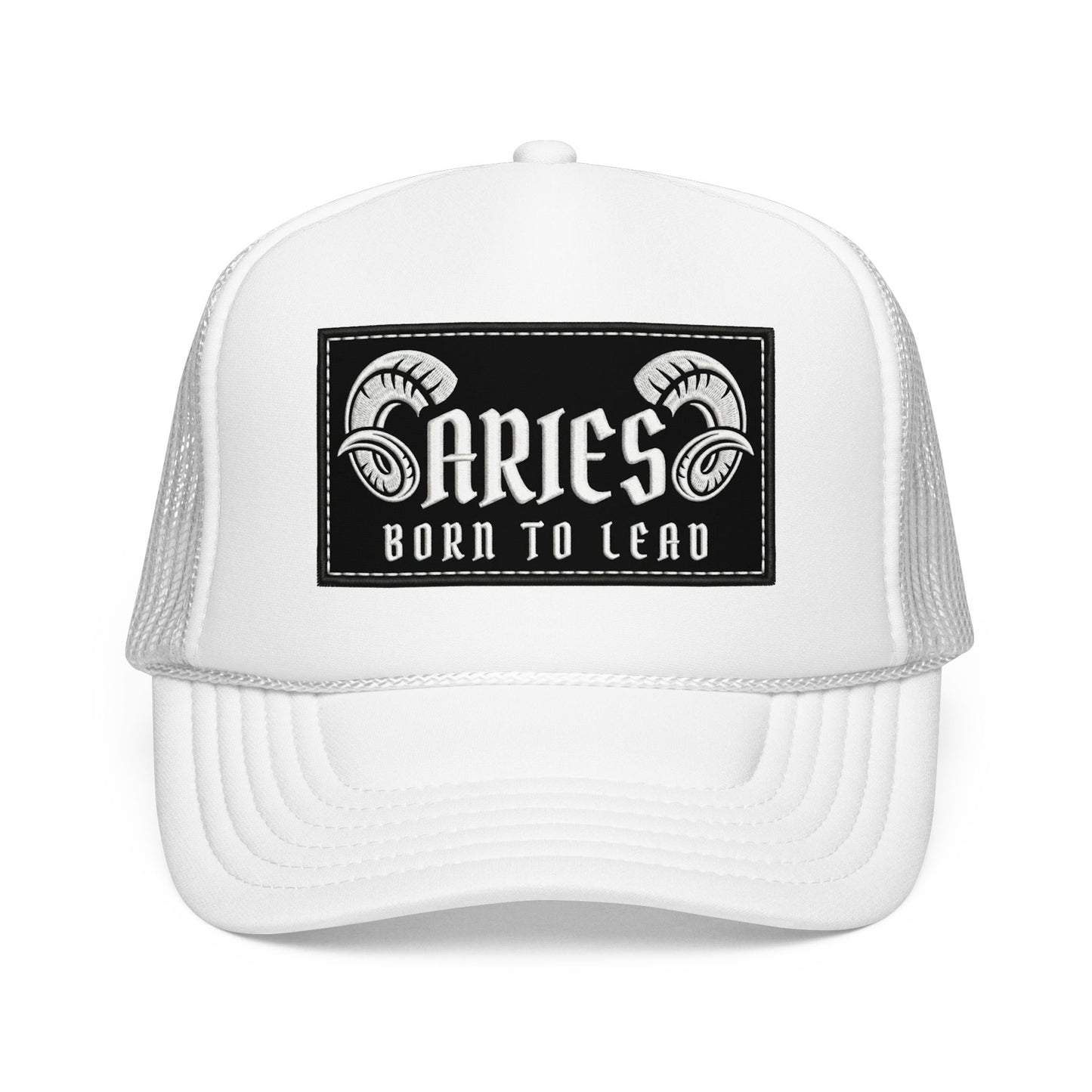 Trucker Hat - Aries 'Born to Lead' Zodiac Cap