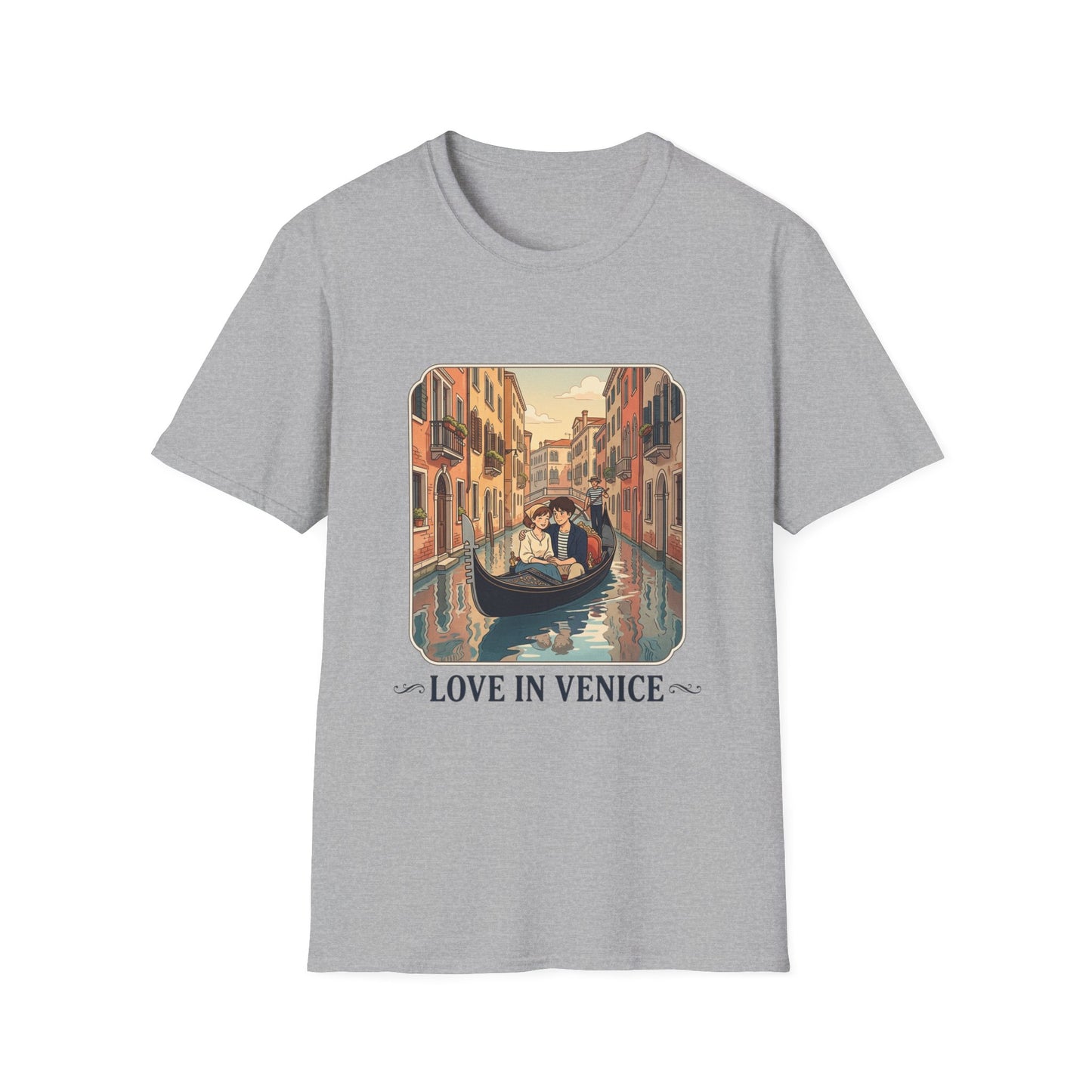 T-Shirt — Love in Venice Gondola Romantic Travel Tee