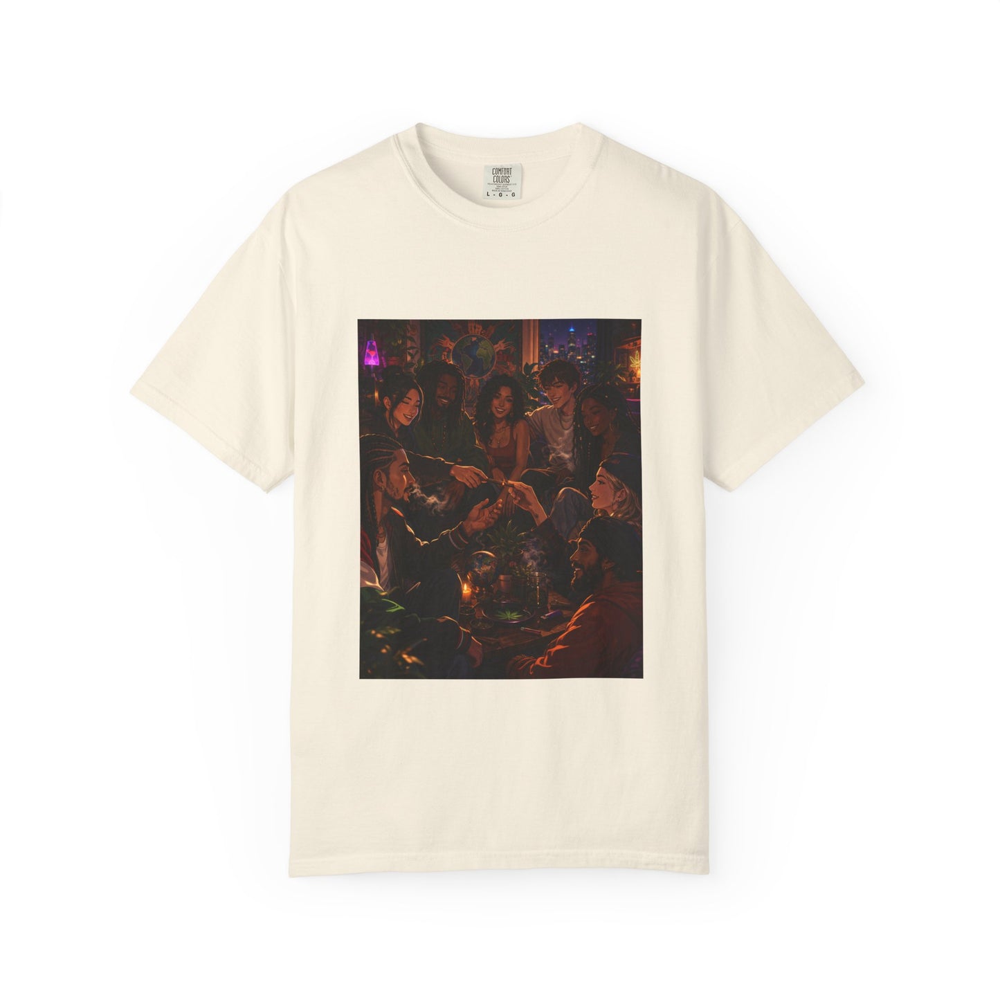 OUR MEMORIES - Vintage Night Party Scene T-Shirt