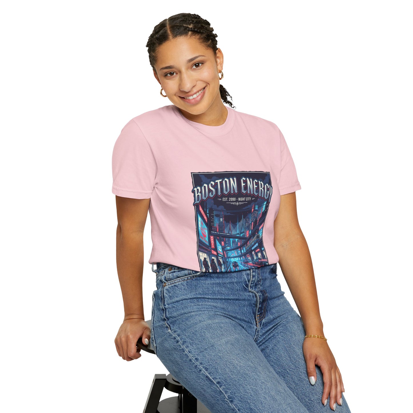 Boston Energy Graphic T-Shirt — Neon City Streetwear