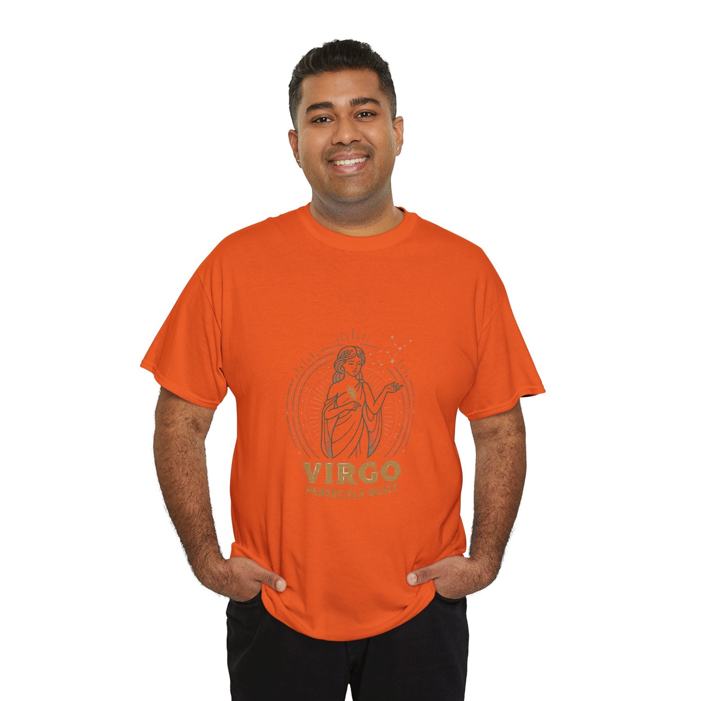 Virgo 'Perfectly Built' Zodiac T-Shirt — Astrology Graphic Tee