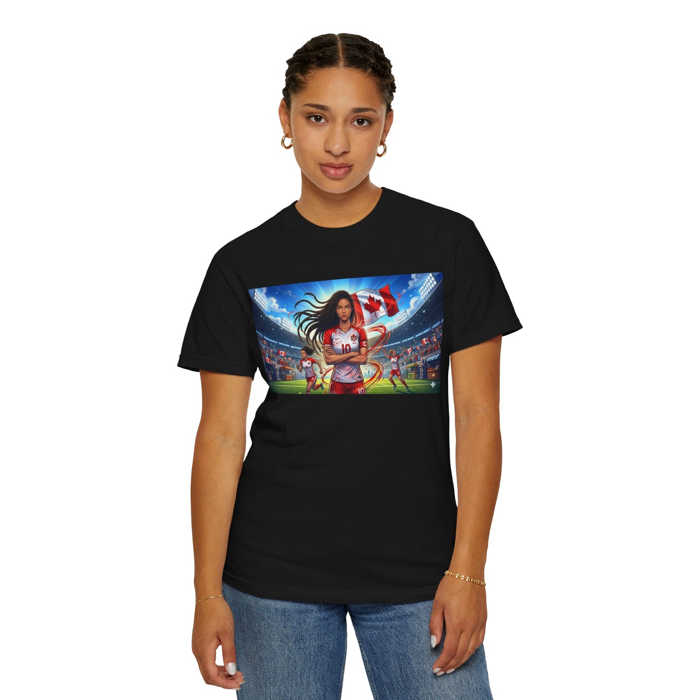 Soccer Star Canada T-Shirt — Women’s Team Jersey Graphic