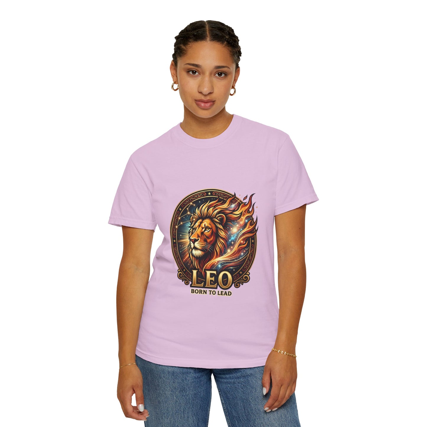 Leo 'Born to Lead' T-Shirt — Bold Zodiac Lion Graphic Tee