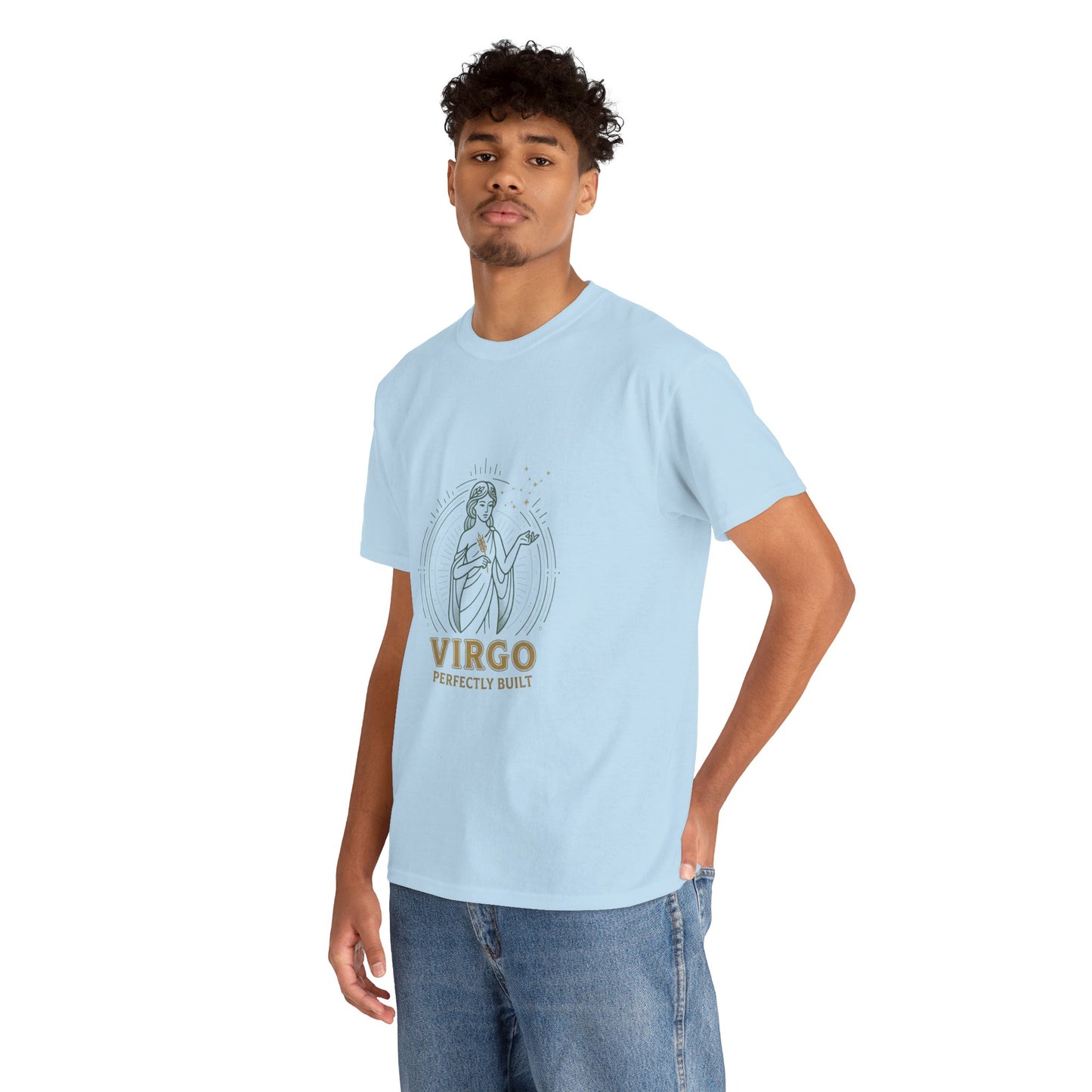 Virgo 'Perfectly Built' Zodiac T-Shirt — Astrology Graphic Tee