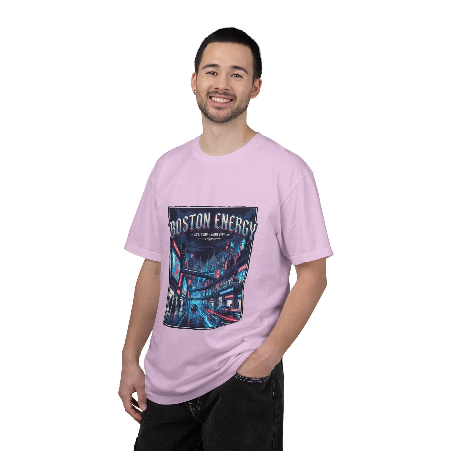 Boston Energy Graphic T-Shirt — Neon City Streetwear