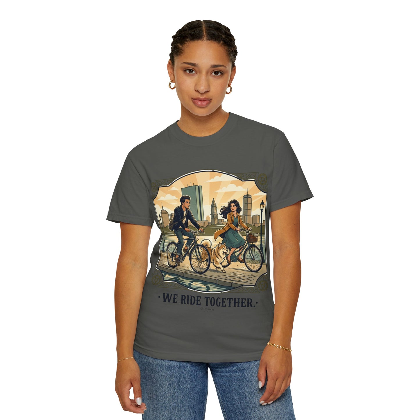 We Ride Together Bicycle Couple T-Shirt