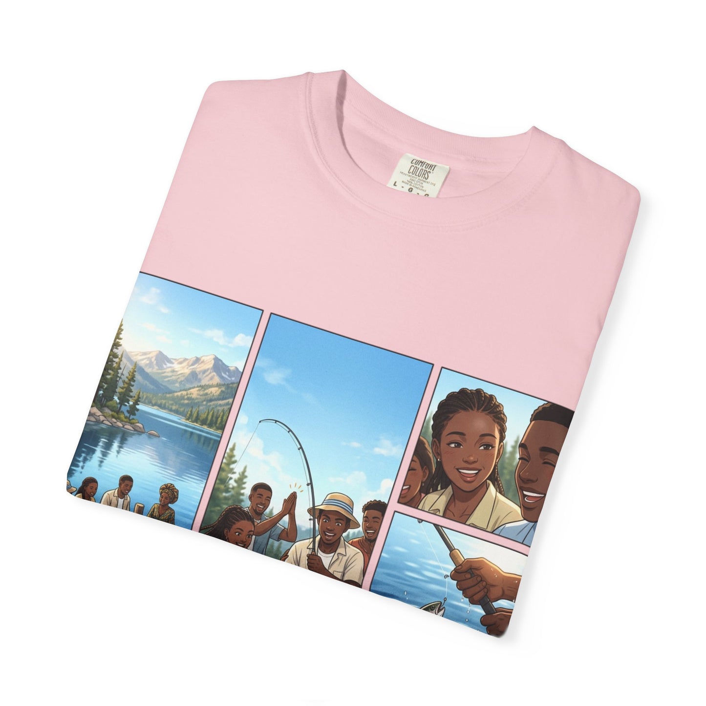 ake Tahoe Fishing Moments T-Shirt — Retro Outdoors Fishing Graphic Tee