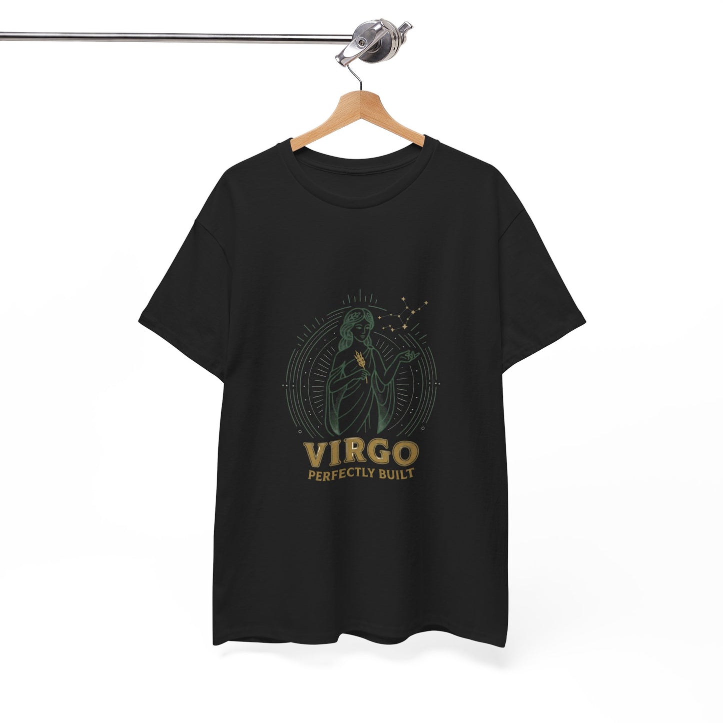 Virgo 'Perfectly Built' Zodiac T-Shirt — Astrology Graphic Tee