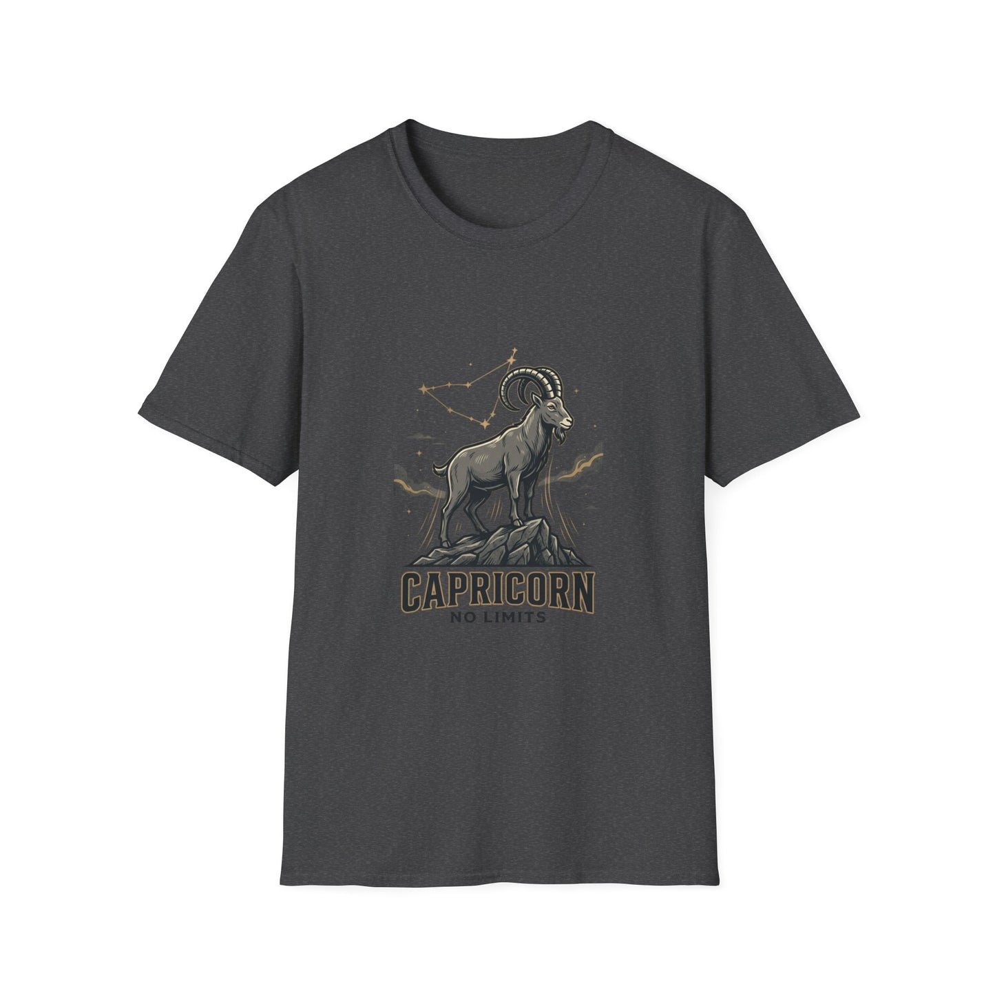 Capricorn 'No Limits' Zodiac T-Shirt — Goat Constellation Astrology Tee