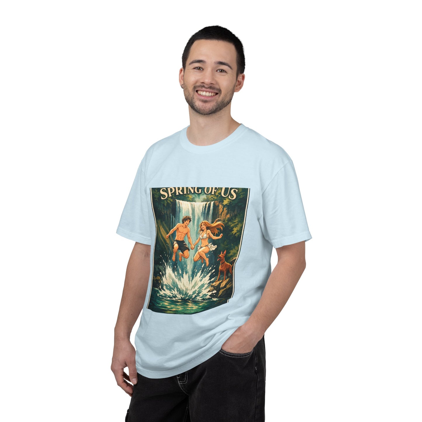 Vintage 'Spring of Us' Waterfall Graphic T-Shirt