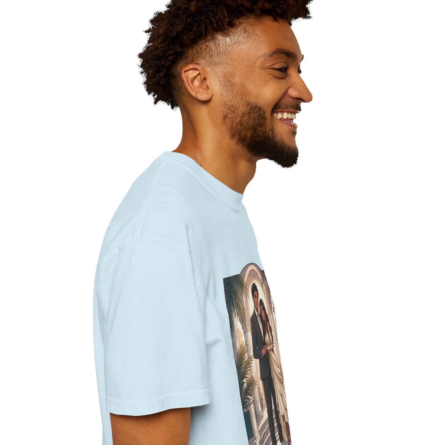 Romantic Vintage Wedding Portrait T-Shirt — "In Every Lifetime, I'd Find You"