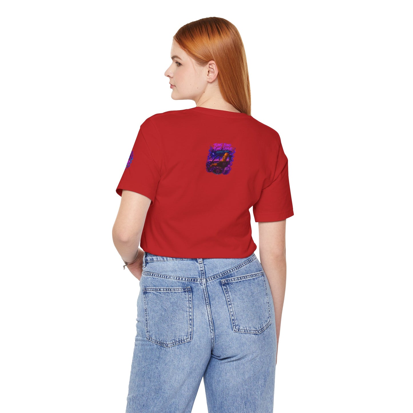 Tung Tung Tung Sahur Who Ride Like Us T-Shirt — Night Cruise Vaporwave Graphic Tee