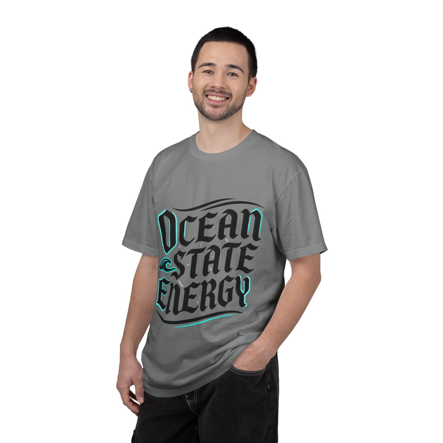 Ocean State Energy T-Shirt — Nautical Script Graphic Tee
