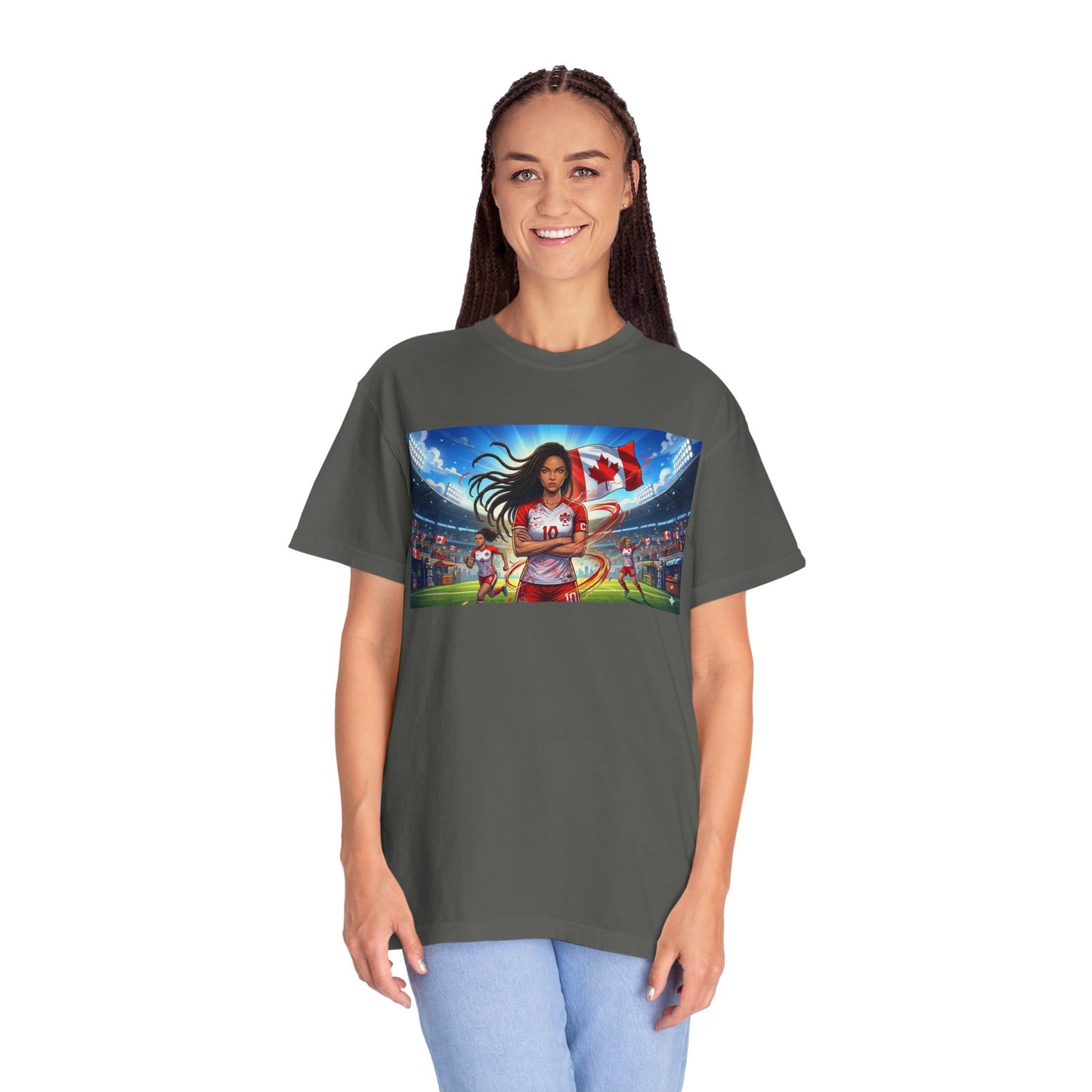 Soccer Star Canada T-Shirt — Women’s Team Jersey Graphic