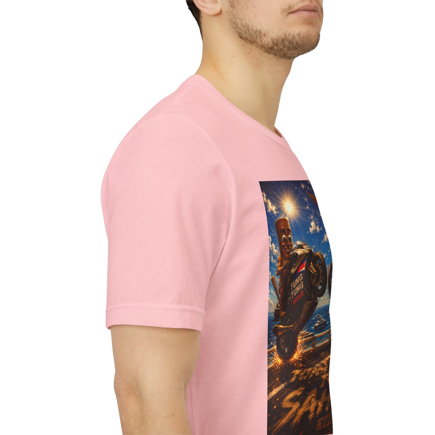 Motorcycle Stunt Tee — Sahara Riders Graphic T-Shirt