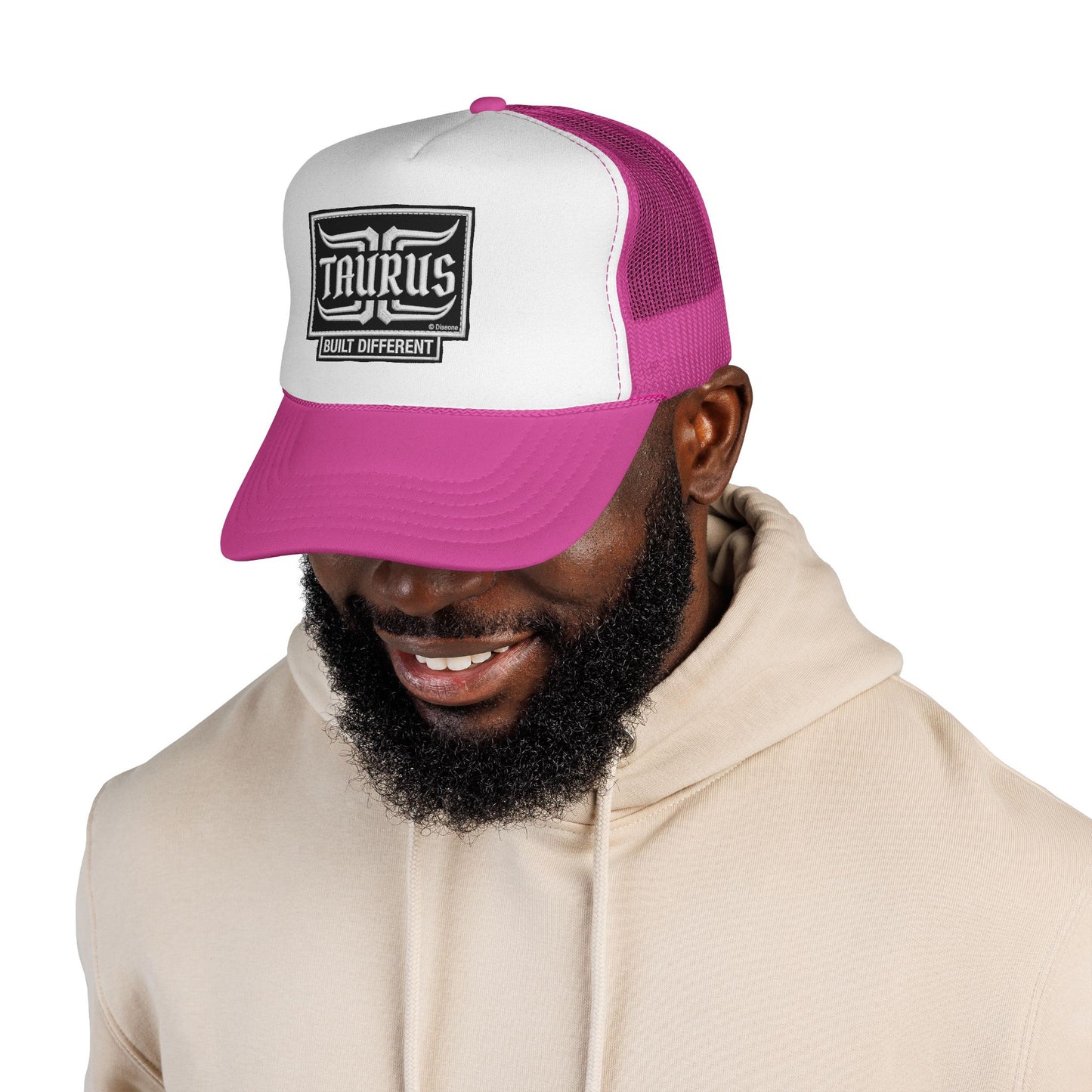 Taurus 'Built Different' Trucker Hat — Zodiac Snapback Cap