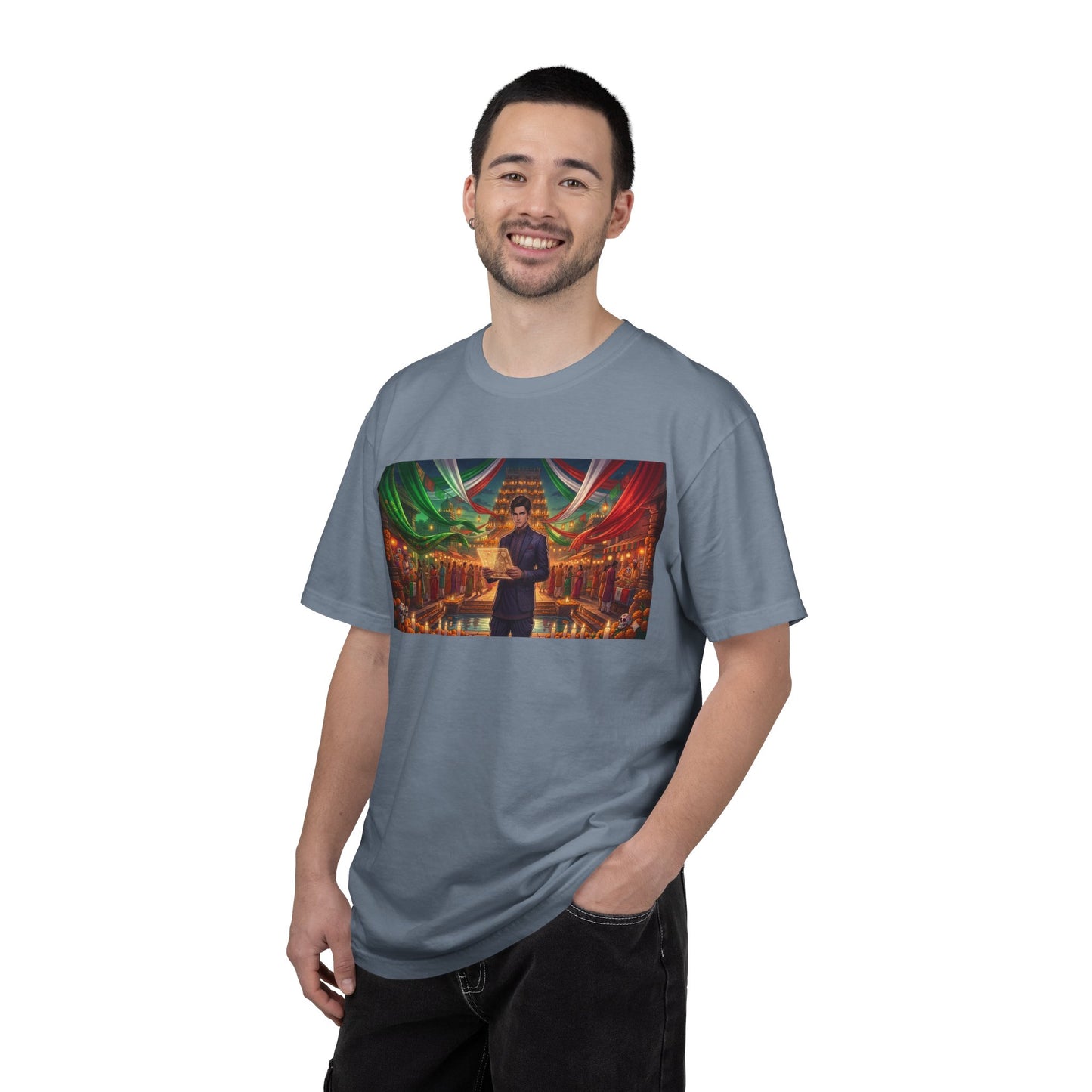 Mexican Festival Night T-Shirt — Cinematic Streets Graphic Tee
