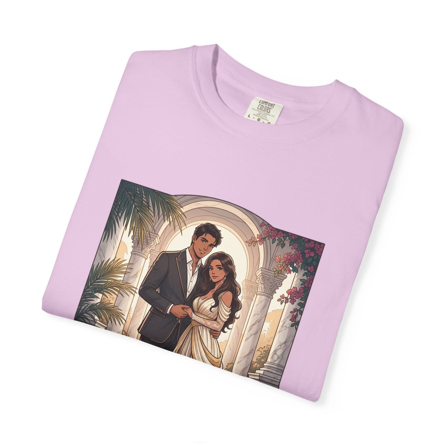 Romantic Vintage Wedding Portrait T-Shirt — "In Every Lifetime, I'd Find You"