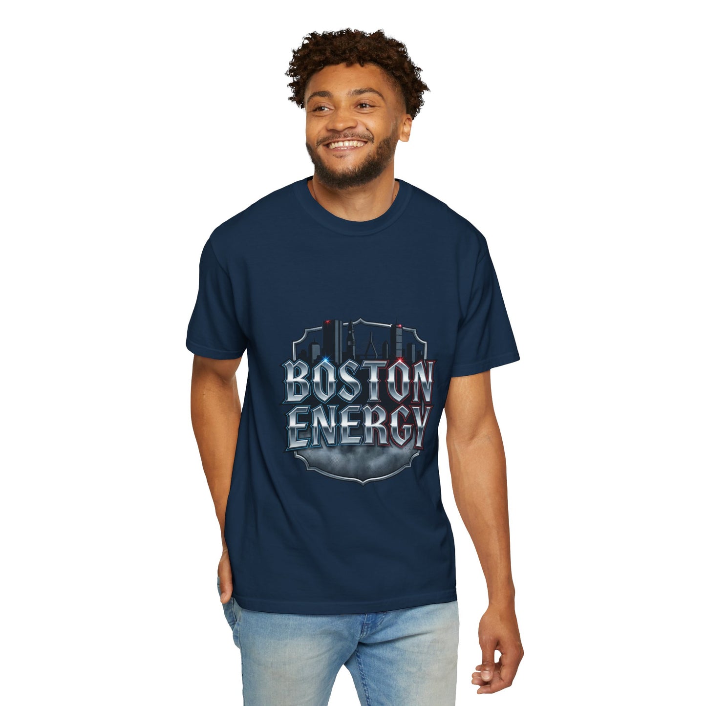 Boston Energy T-Shirt — City Skyline Graphic Tee
