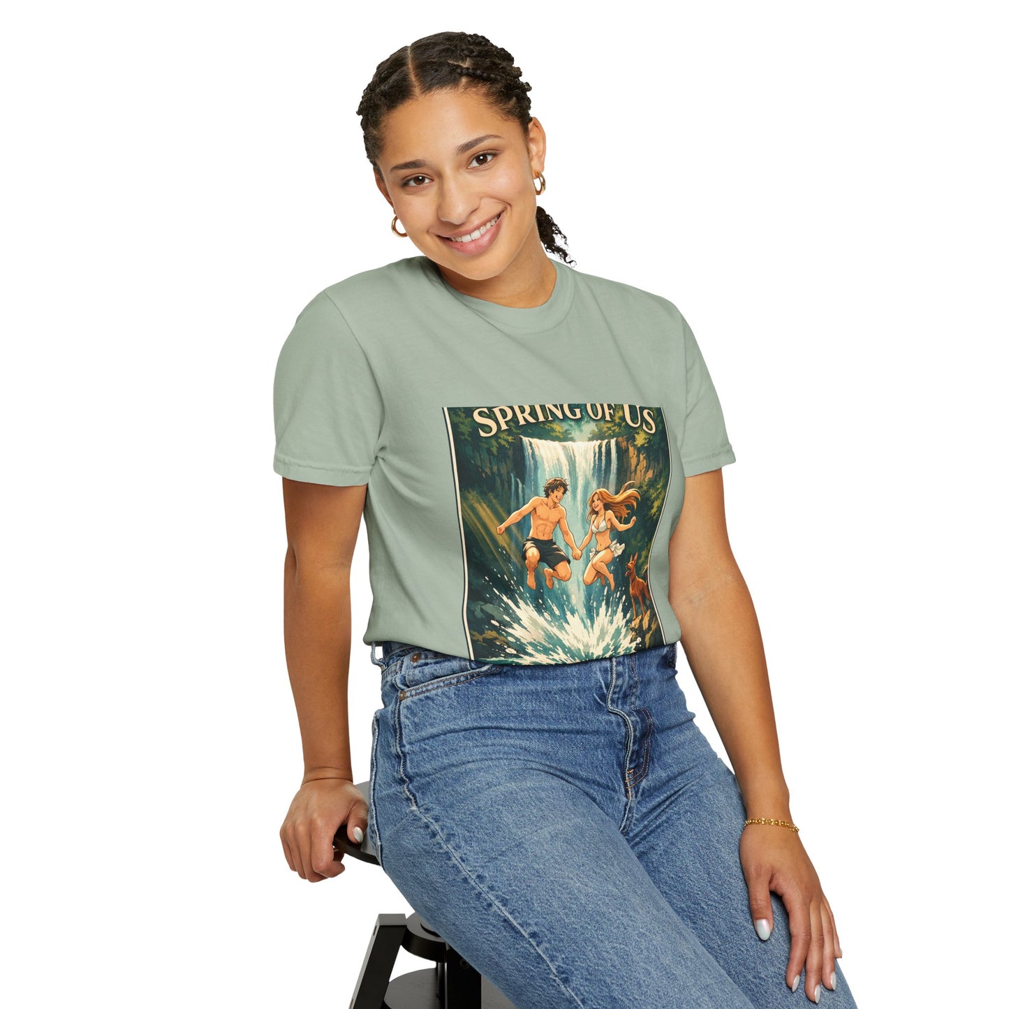 Vintage 'Spring of Us' Waterfall Graphic T-Shirt