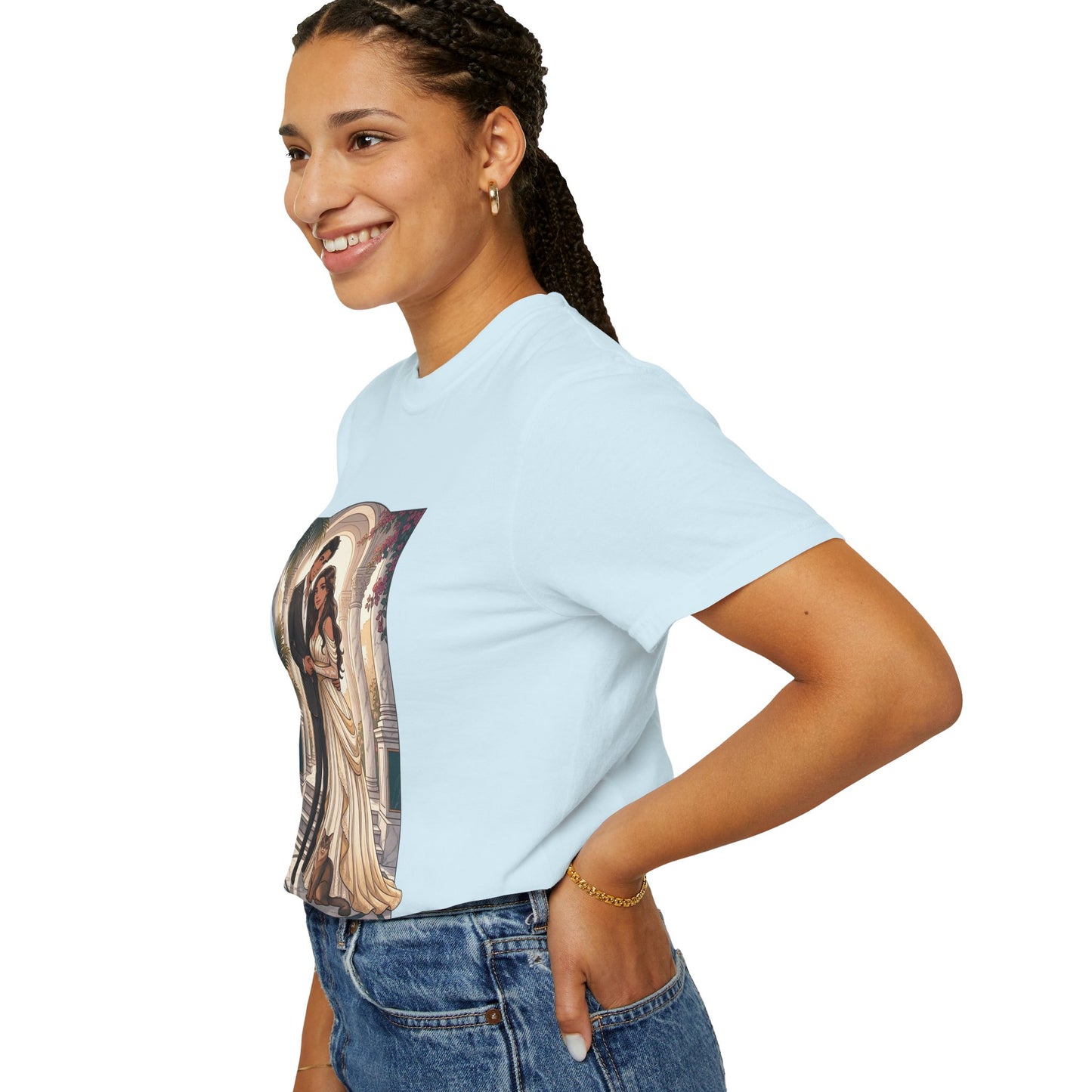 Romantic Vintage Wedding Portrait T-Shirt — "In Every Lifetime, I'd Find You"