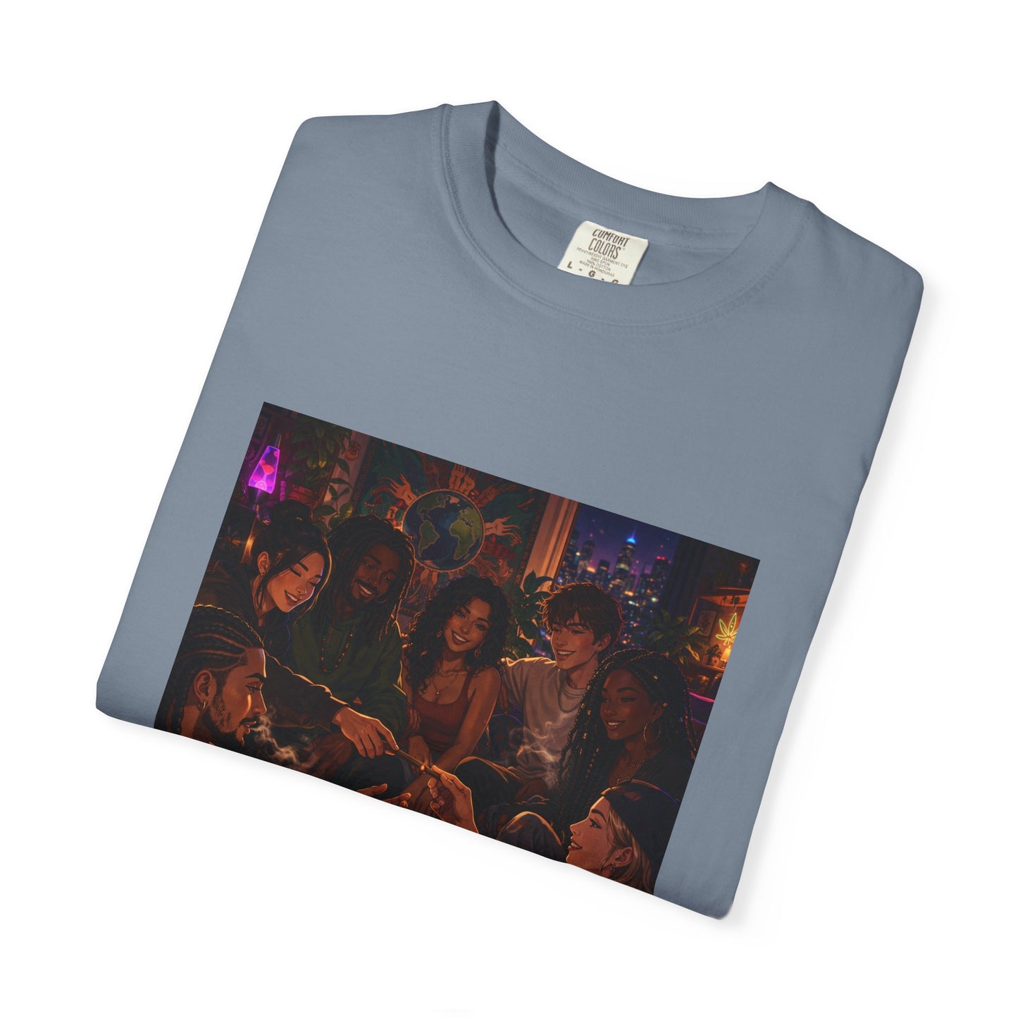 OUR MEMORIES - Vintage Night Party Scene T-Shirt